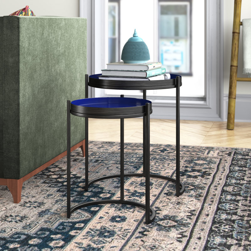 Aaryahi Tray Top Frame Nesting Tables