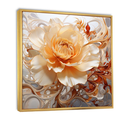 Fleur de magnolia blanc - impression