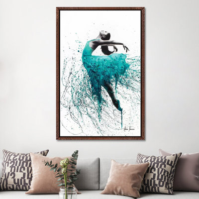 Kingfisher Woman by Ashvin Harrison - Print on Canvas