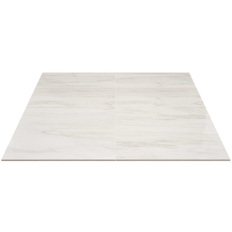 Dreamstone 12X24 Polished Porcelain Tile, Dolomite Snow Polished