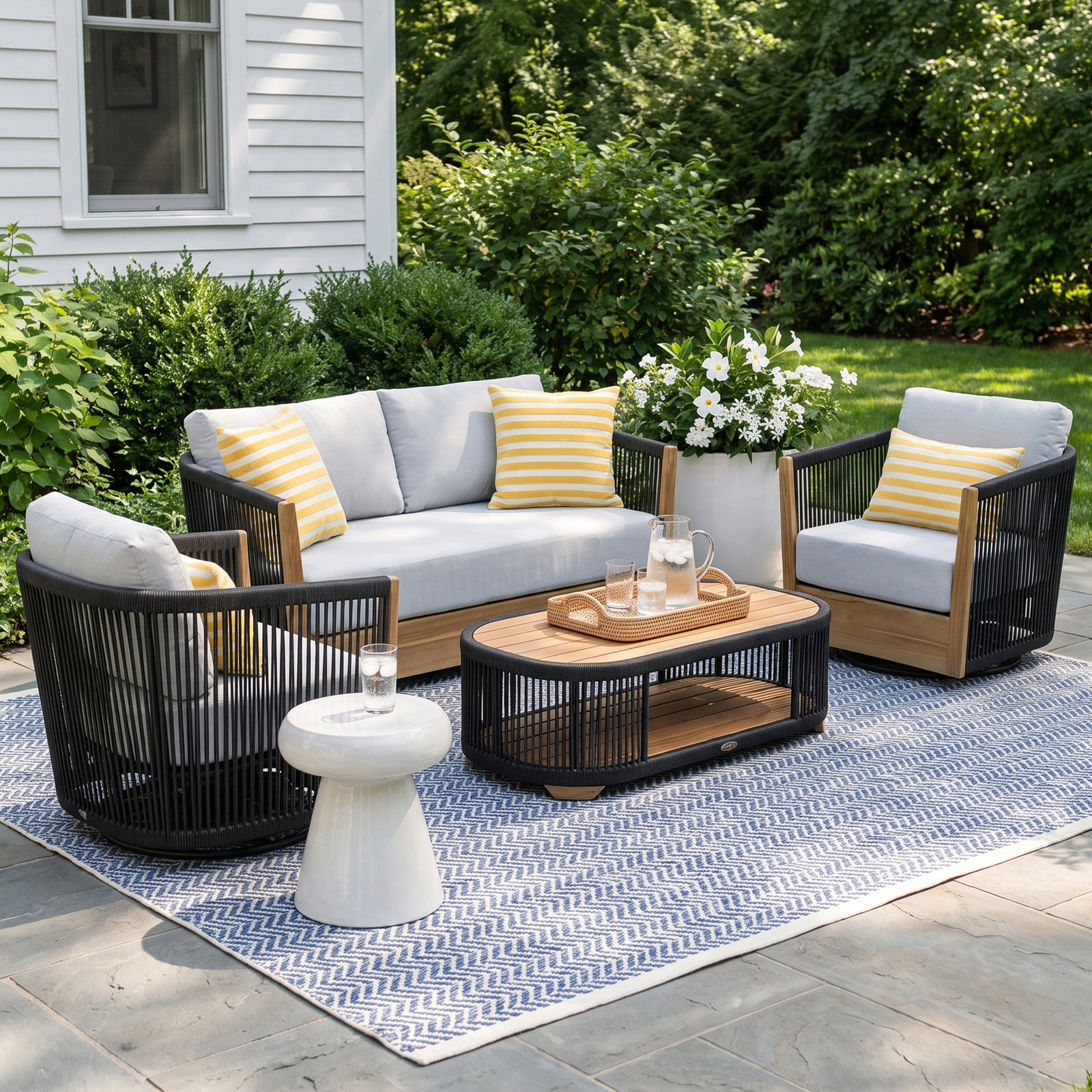 Aniston 4-Person Sunbrella® Patio Seating Group