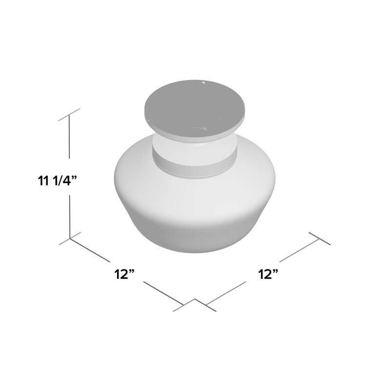 Chapp Glass Semi Flush Mount, Brushed Bronze