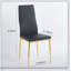 Ensemble de salle à manger Mid-Century 5 pièces avec plateau en verre et pieds en métal, idéal pour 4 à 6 personnes, avec tables de bout et tables basses-228484571
