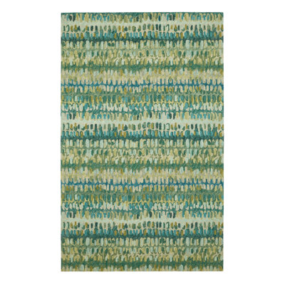 Paint Chip Wool Abstract Area Rug