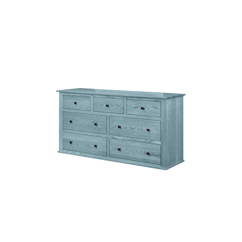 Commode 7 tiroirs Traditional, Aqua intéressant