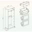 Armoire à chaussures pour vestibule et vestibule