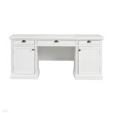 67''Modern Executive Desk,Computer Desk With 2 Storage Cabinet And 3 Drawers, Rectangle Home Office Desk With Back ,Reading Desk,Writing Table,Workstation For Home Office,Living Room,Study