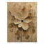 Décoration murale florale Soft Ivory Blossom, imprimée sur bois-580151218-580151220