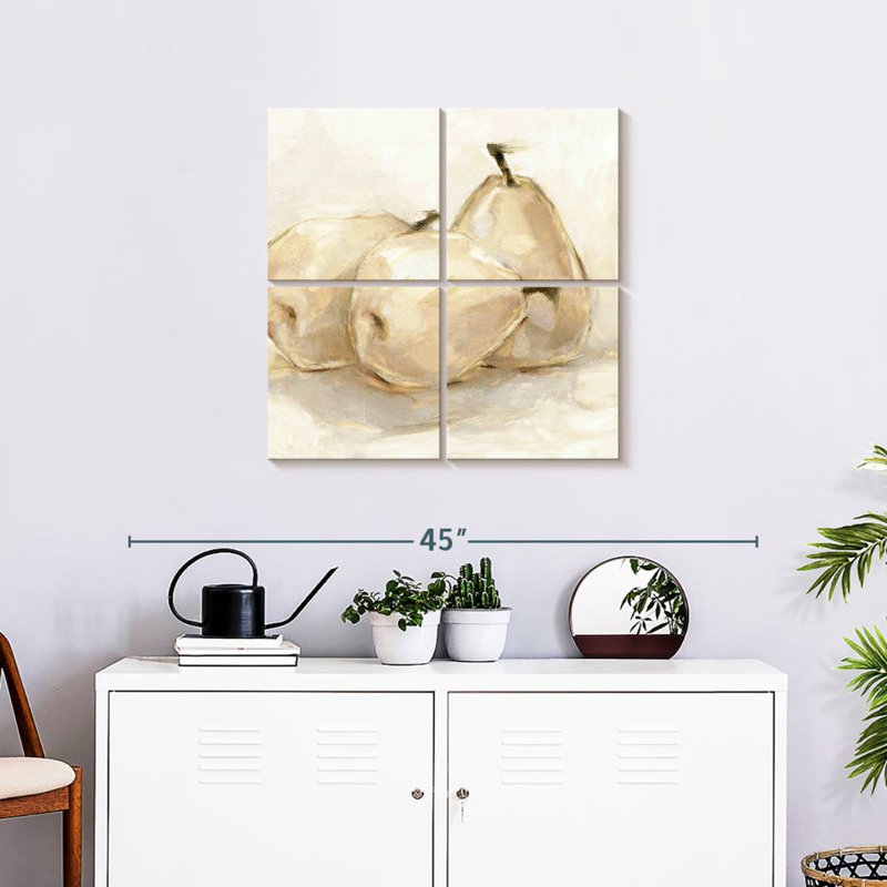 Yarlin White Pear Study II, 26'' H x 26'' W