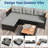 3-Piece L-Shaped Wicker Patio Set With Cushions And Acacia Wood Storage Table, Perfect For Compact Outdoor Spaces-599610249
