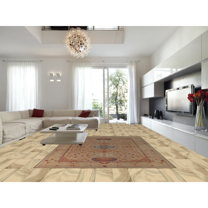 Vegetable Dye Oushak Turkish Area Rug 9x12