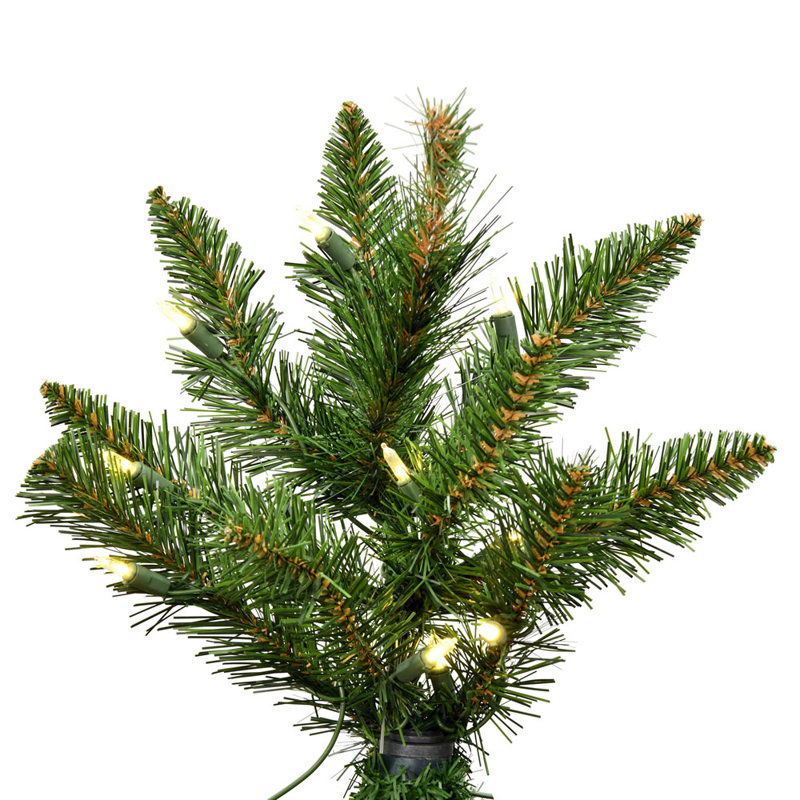 Vickerman Bennington Spruce Artificial Christmas T 42' Lighted Artificial Spruce Christmas Tree