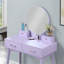 Ensemble coiffeuse et tabouret Liannon-713517551