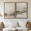 Art mural encadré, impressions murales abstraites rétro sur toile 16 po x 24 po-735301032-735301031