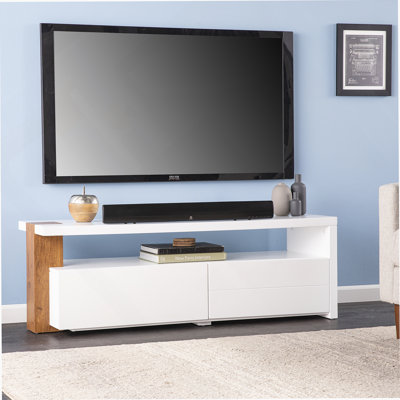 Meuble multimédia contemporain avec rangement pour téléviseur et divertissement | Idée de cadeau
