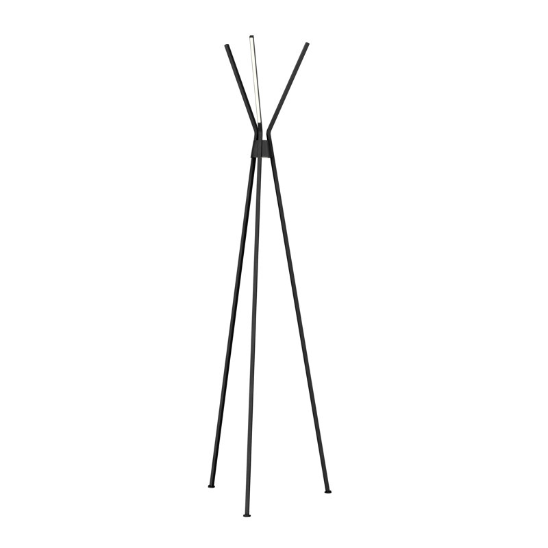 Perkin 64.13'' LED Tripod Floor Lamp, Black
