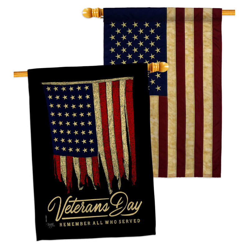 Drapeau de maison 40 po x 28 po en polyester 2 faces