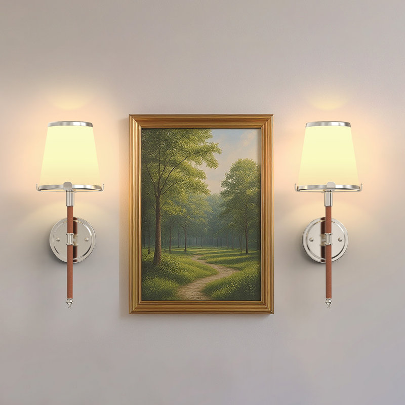Applique murale 18,4 pouces avec abat-jour empire