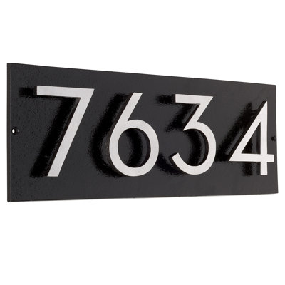 Floating 1-Line Wall Address Plaque