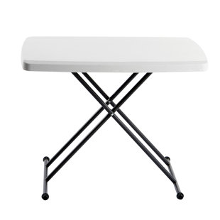 IndestrucTableTOO 30'' Rectangular Adjustable Folding Table