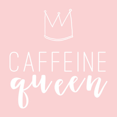 Caffeine Queen 2 - Wrapped Canvas Print