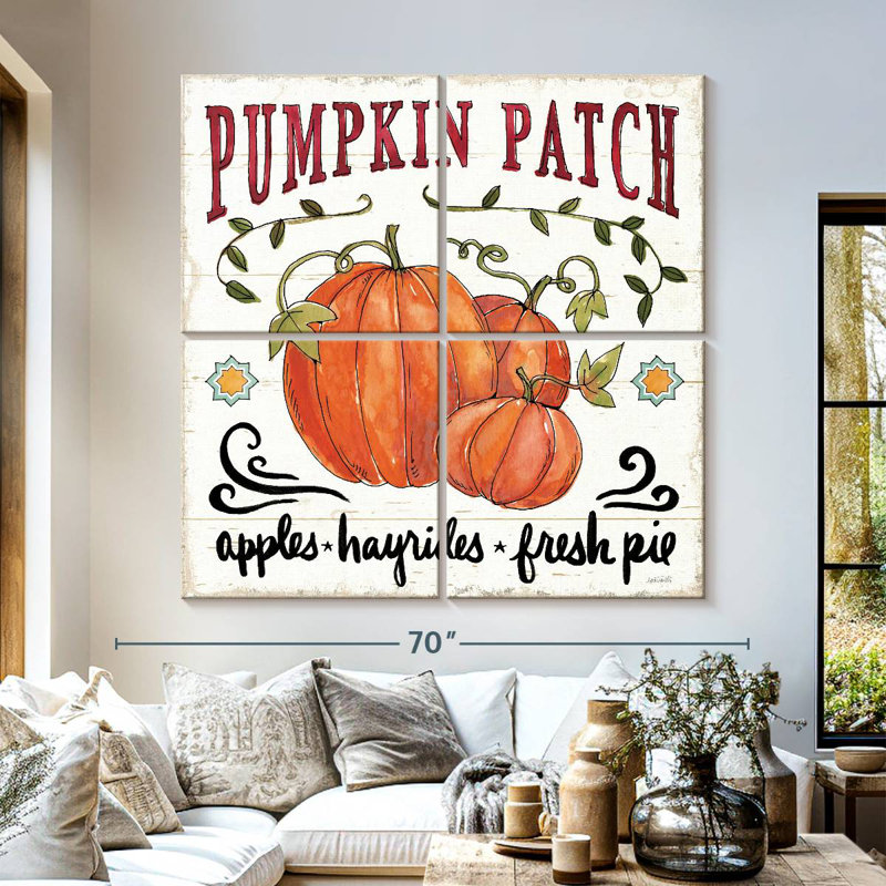 Kema Harvest Times VII Wall Sign, 57" H x 57" W