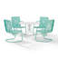 Ensemble repas d'extérieur rond 5 pièces Huntingburg-680106328