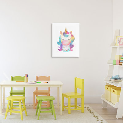 Unicorn Nursery Fantasy, toile par LSR Design Studio