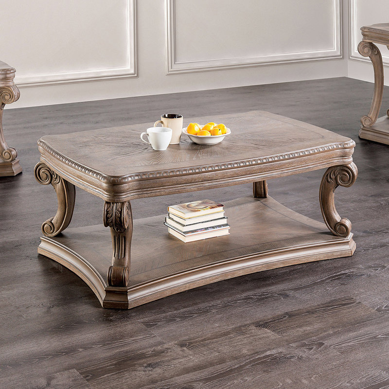 Table basse de style traditionnel Dentil Moulures