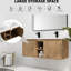Meuble-lavabo mural double avec lavabo double 48 po - Matériau de construction