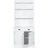 83.4"Tall Bookshelf Suite, Modern Bookcase Suite with LED Lighting,Doors and Drawers,2-Piece Set