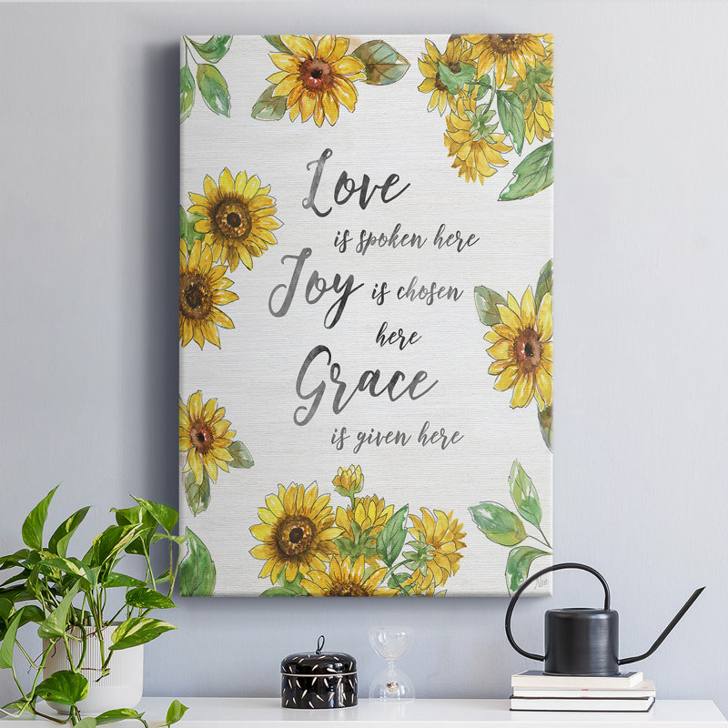 Grace Grace Here - impression sur toile tendue