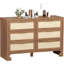 Commode à tiroirs en bois Burlap Design