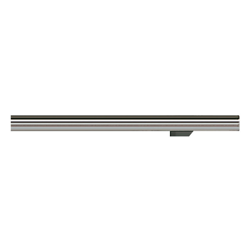 ILVE Professional Plus Upper Stainless Steel Handrail, 1" H x 30" W x 2" D