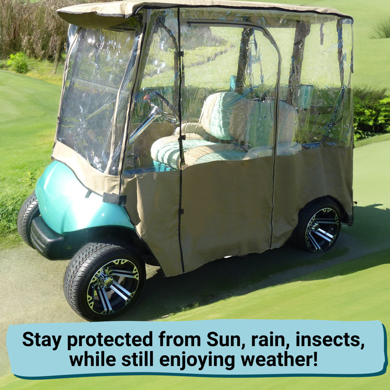 Housse de protection pour voiturette de golf pour 2 personnes