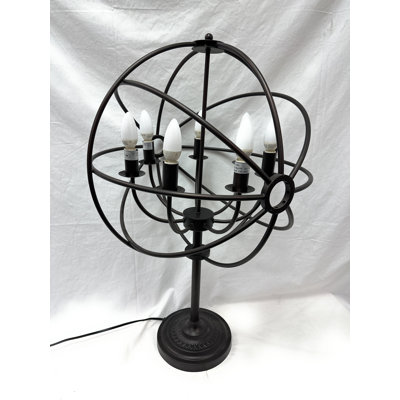 Lampe de table sphère 6 bras