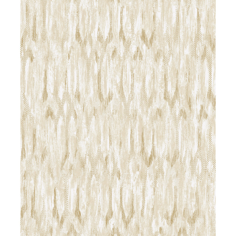 Rouleau de papier peint L 33 pi x l 21 po Loranne, Blanc