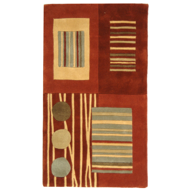 Tapis rouille, Rectangle 7 pi 6 po x 9 pi 6 po