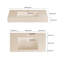  Lavabo-vasque mural 35 po en pierre, surface solide avec trou pour robinet-125398700-125398702