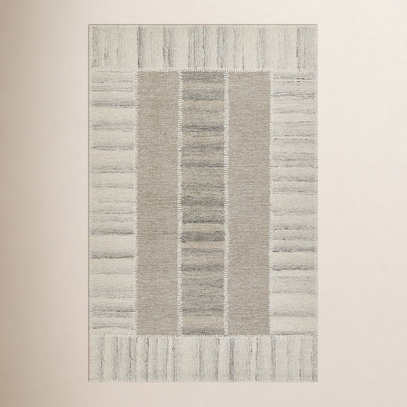 Lanora Wool Area Rug, Rectangle 8' x 10'