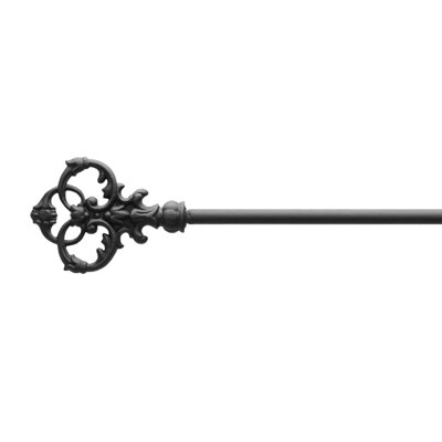 Gleeson Adjustable Single Curtain Rod