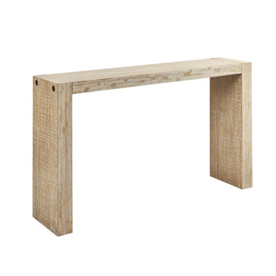 64" Solid Wood Console Table With A Rich Finish Table, Made From Wood, For Living Room Decor