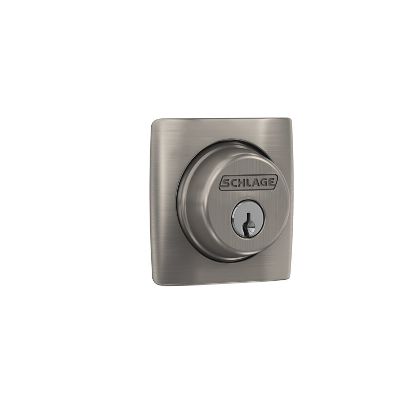 Dalton Single Cylinder Deadbolt, Satin Nickel