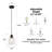 1-light Single Pendant Light