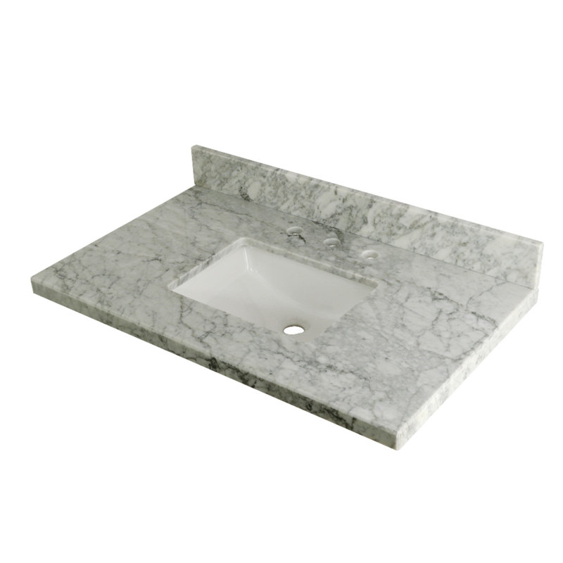 Kingston Brass Templeton Marble Vanity Sink Top