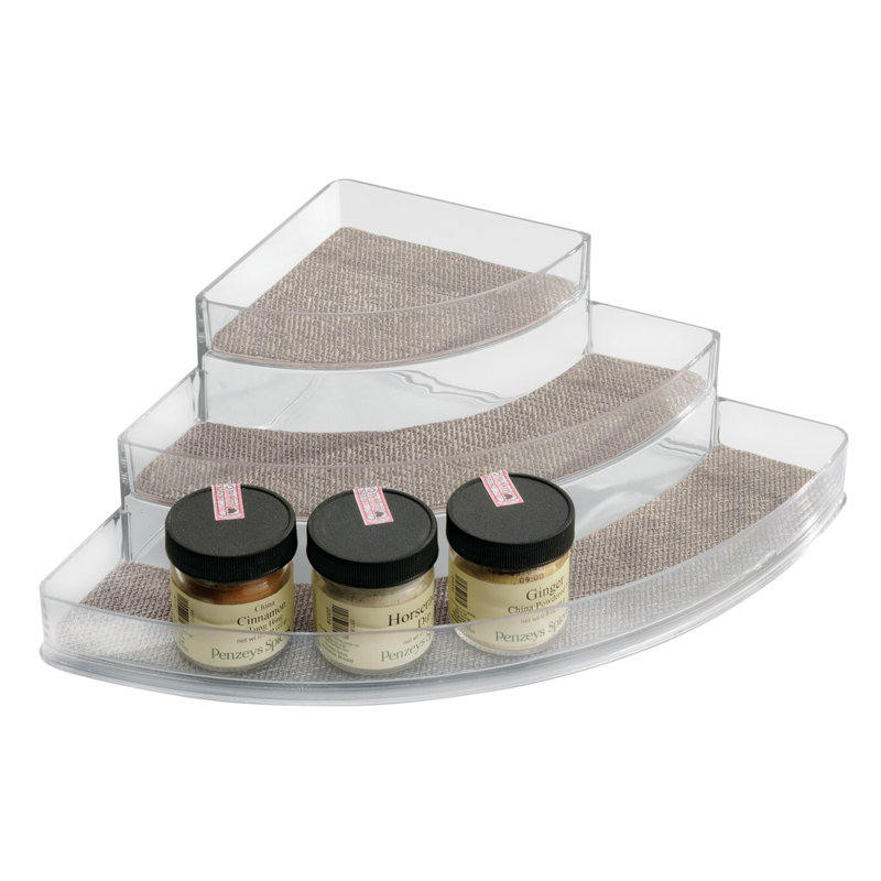 Twillo Freestanding Spice Rack, Clear