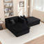 Canapé-lit rembourré avec coussin et coussins moelleux-346023552