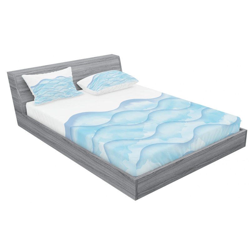 Microfiber Sheet Set, Full Sheet Set with Fitted Sheet