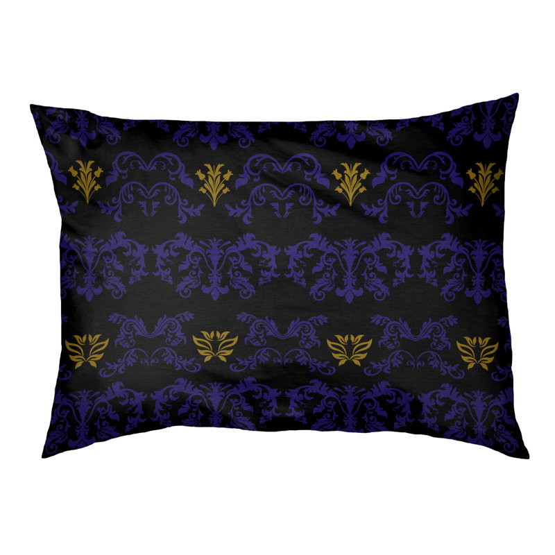 Lit pour chat Houston Houston, Taille petite - L 19,5 po x l 29,5 po, Black/Purple/Yellow/Black Back