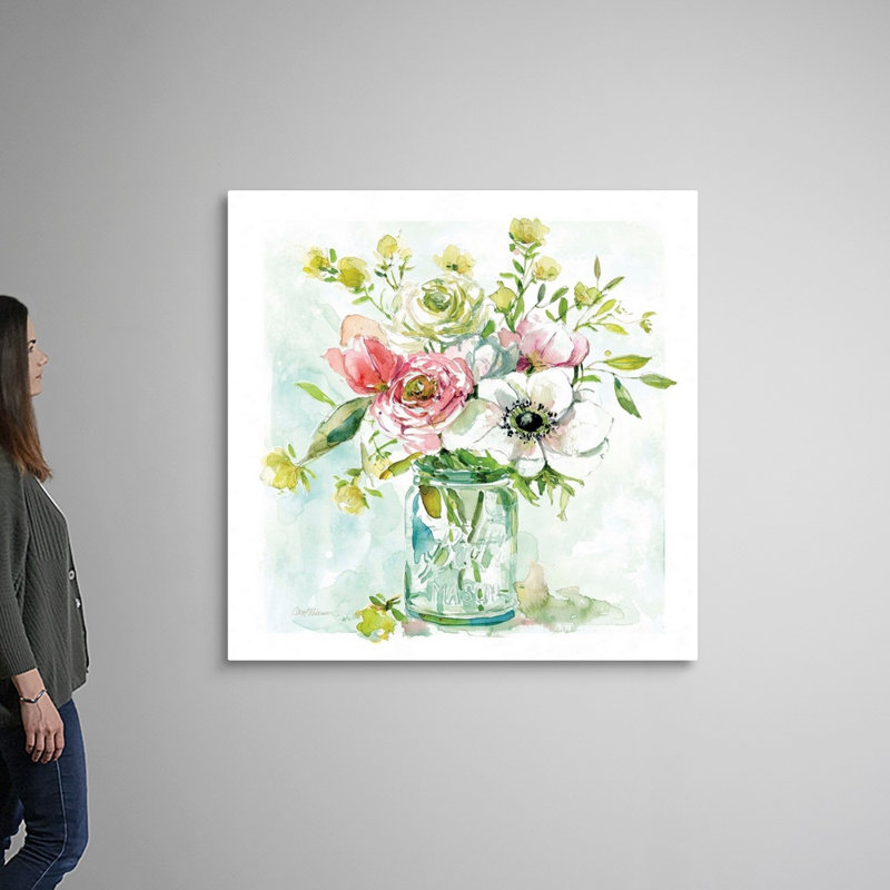 Asbury Garden Belle Bouquet II - reproduction d'art sur toile, Toile tendue, H 48 po x l 48 po x P 1,25 po